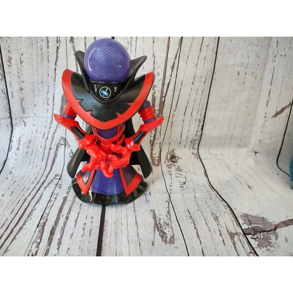 Mattel 2006 Light Up Professor Darkness Black Hole7" Planet Heroes Action Figure